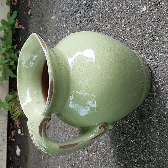 Vintage Celadon Green Pitcher